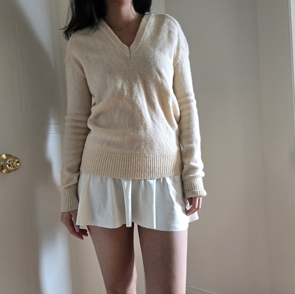 Acne Cream Wool Sweater